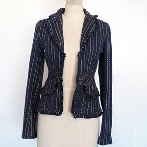 L.A.M.B. Jean Jacket with Cream Stitching